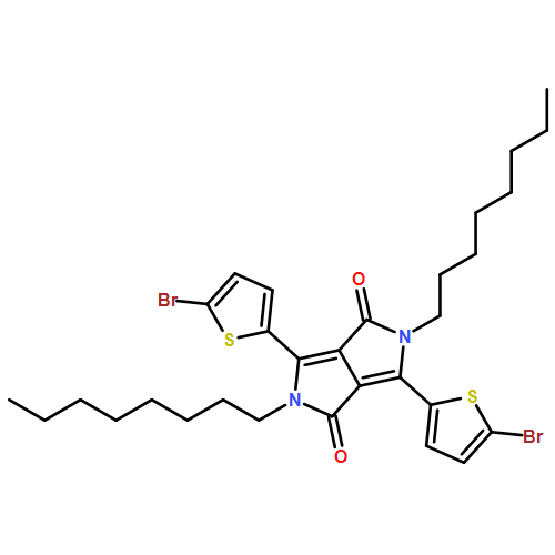 Pyrrolo[3,4-c]pyrrole-1,4-dione, 3,6-bis(5-bromo-2-thienyl)-2,5-dihydro-2,5-dioctyl- 