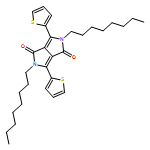 Pyrrolo[3,4-c]pyrrole-1,4-dione, 2,5-dihydro-2,5-dioctyl-3,6-di-2-thienyl- 