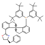 Oxazole, 2-[(1S)-7'-[bis[3,5-bis(1,1-dimethylethyl)phenyl]phosphino]-2,2',3,3'-tetrahydro-1,1'-spirobi[1H-inden]-7-yl]-4,5-dihydro-4-(phenylmethyl)-, (4S)-
