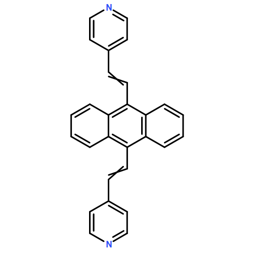 Pyridine, 4,4'-(9,10-anthracenediyldi-2,1-ethenediyl)bis-