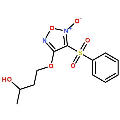 2-Butanol, 4-[[5-oxido-4-(phenylsulfonyl)-1,2,5-oxadiazol-3-yl]oxy]-