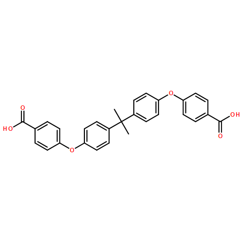 Benzoic acid, 4,4'-[(1-methylethylidene)bis(4,1-phenyleneoxy)]bis-