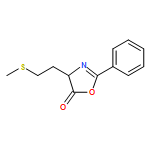 5(4H)-Oxazolone, 4-[2-(methylthio)ethyl]-2-phenyl-