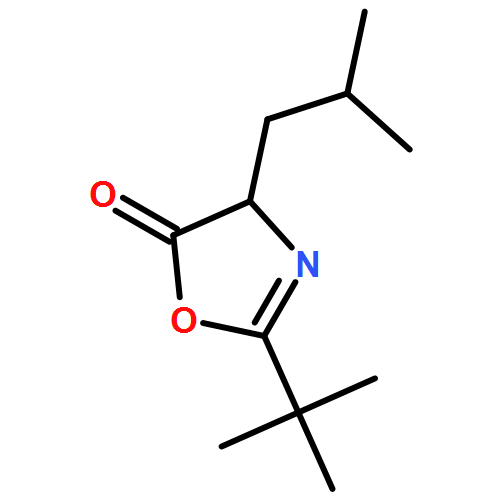 5(4H)-Oxazolone, 2-(1,1-dimethylethyl)-4-(2-methylpropyl)-