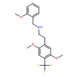 2-[2,5-DIMETHOXY-4-(TRIFLUOROMETHYL)PHENYL]-N-[(2-METHOXYPHENYL)METHYL]ETHANAMINE