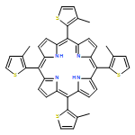 21H,23H-Porphine, 5,10,15,20-tetrakis(3-methyl-2-thienyl)-