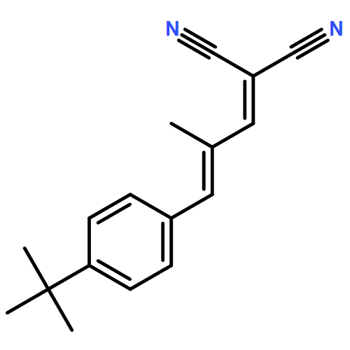 Propanedinitrile, 2-[(2E)-3-[4-(1,1-dimethylethyl)phenyl]-2-methyl-2-propen-1-ylidene]-