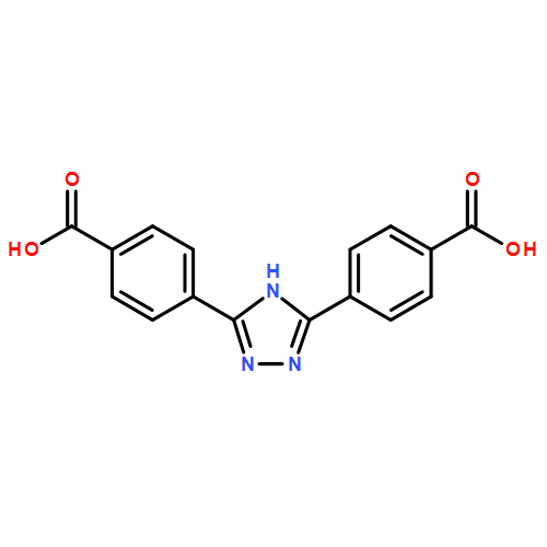 Benzoic acid, 4,4'-(1H-1,2,4-triazole-3,5-diyl)bis-