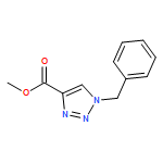 1H-1,2,3-Triazole-4-carboxylic acid, 1-(phenylmethyl)-, methyl ester