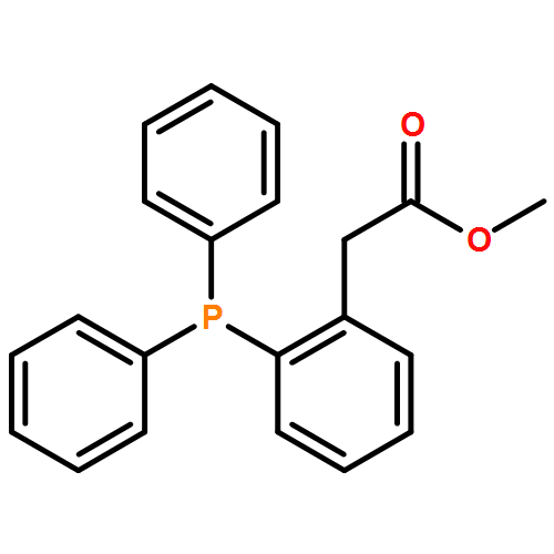 Benzeneacetic acid, 2-(diphenylphosphino)-, methyl ester