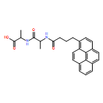 D-Alanine, N-[1-oxo-4-(1-pyrenyl)butyl]-D-alanyl-
