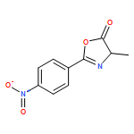 5(4H)-Oxazolone, 4-methyl-2-(4-nitrophenyl)-