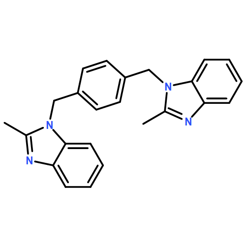 1H-Benzimidazole, 1,1'-[1,4-phenylenebis(methylene)]bis[2-methyl-