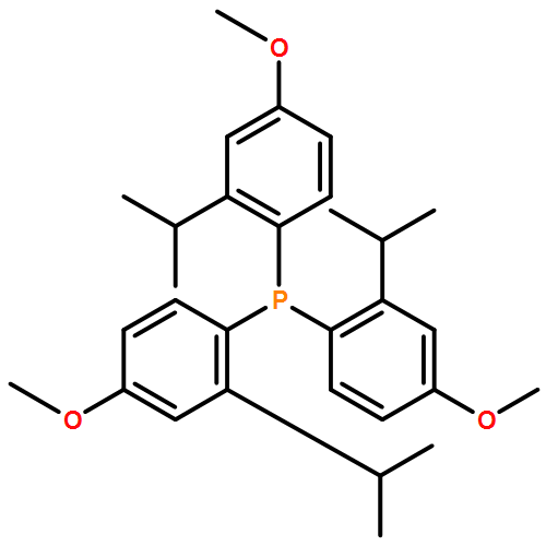 Phosphine, tris[4-methoxy-2-(1-methylethyl)phenyl]-