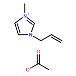 1H-Imidazolium, 1-methyl-3-(2-propenyl)-, acetate