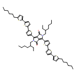 Pyrrolo[3,4-c]pyrrole-1,4-dione, 2,5-bis(2-ethylhexyl)-3,6-bis(5''-hexyl[2,2':5',2''-terthiophen]-5-yl)-2,5-dihydro-