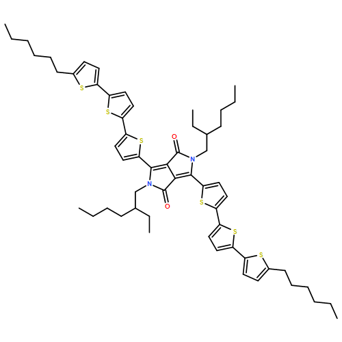 Pyrrolo[3,4-c]pyrrole-1,4-dione, 2,5-bis(2-ethylhexyl)-3,6-bis(5''-hexyl[2,2':5',2''-terthiophen]-5-yl)-2,5-dihydro-