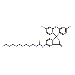 Dodecanamide,N-(3',6'-dihydroxy-3-oxospiro[isobenzofuran-1(3H),9'-[9H]xanthen]-5-yl)-