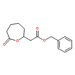 2-Oxepaneacetic acid, 7-oxo-, phenylmethyl ester