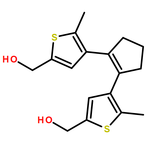 2-Thiophenemethanol, 4,4'-(1-cyclopentene-1,2-diyl)bis[5-methyl-