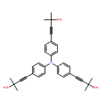 3-Butyn-2-ol, 4,4',4''-(nitrilotri-4,1-phenylene)tris[2-methyl-