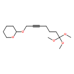 2-(7,7,7-TRIMETHOXYHEPT-2-YNOXY)OXANE