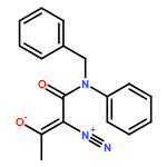4-(N-BENZYLANILINO)-3-DIAZONIO-4-OXOBUT-2-EN-2-OLATE