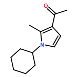 1-(1-CYCLOHEXYL-2-METHYLPYRROL-3-YL)ETHANONE
