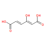 3-HYDROXYHEXA-2,4-DIENEDIOIC ACID