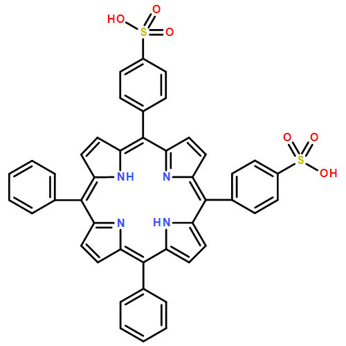 Benzenesulfonic acid, 4,4'-(15,20-diphenyl-21H,23H-porphine-5,10-diyl)bis-