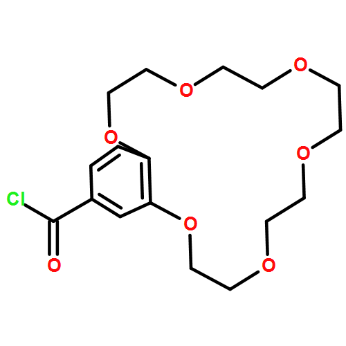1,4,7,10,13,16-Benzohexaoxacyclooctadecin-18-carbonyl chloride, 2,3,5,6,8,9,11,12,14,15-decahydro-