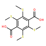 1,4-Benzenedicarboxylic acid, 2,3,5,6-tetrakis(methylthio)-