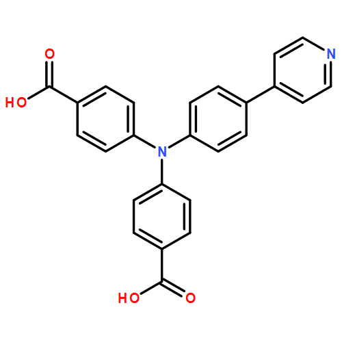 4,4'-[[4-(4-Pyridinyl)phenyl]imino]bis[benzoic acid]