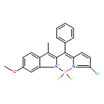 Boron, [2-?[(5-?chloro-?2H-?pyrrol-?2-?ylidene-?κN)?phenylmethyl]?-?6-?methoxy-?3-?methyl-?1H-?indolato-?κN]?difluoro-?, (T-?4)?- 