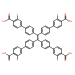 [1,1'-Biphenyl]-4-carboxylic acid, 4',4''',4''''',4'''''''-(1,2-ethenediylidene)tetrakis[3-fluoro-