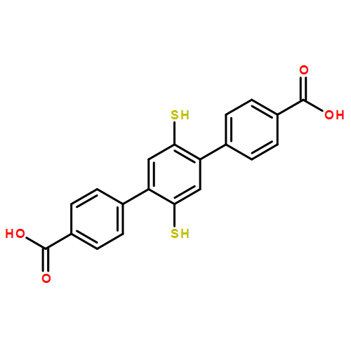 [1,1':4',1''-Terphenyl]-4,4''-dicarboxylic acid, 2',5'-dimercapto-