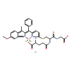 Borate(2-?)?, difluoro[L-?γ-?glutamyl-?S-?[5-?[(6-?methoxy-?3-?methyl-?2H-?indol-?2-?ylidene-?κN)?phenylmethyl]?-?1H-?pyrrol-?2-?yl-?κN]?-?L-?cysteinylglycinato(3?-?)?]?-?, hydrogen (1:2)?, (T-?4)?- 