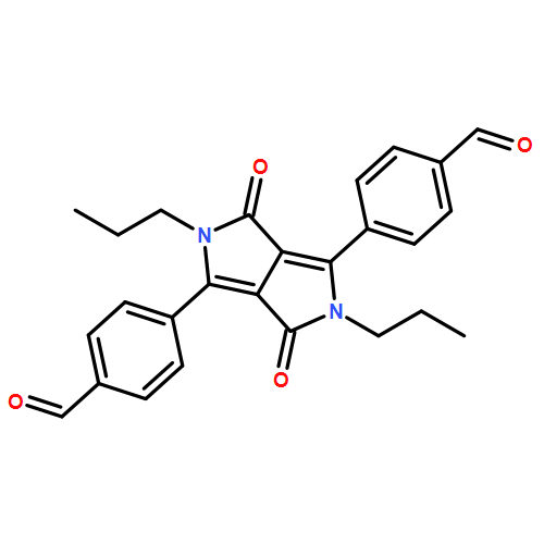 Benzaldehyde, 4,4'-(2,3,5,6-tetrahydro-3,6-dioxo-2,5-dipropylpyrrolo[3,4-c]pyrrole-1,4-diyl)bis-