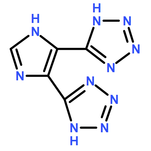 2H-Tetrazole, 5,5'-(1H-imidazole-4,5-diyl)bis-