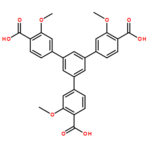 [1,1':3',1''-Terphenyl]-4,4''-dicarboxylic acid, 5'-(4-carboxy-3-methoxyphenyl)-3,3''-dimethoxy-