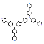 [1,1'-Biphenyl]-4,4'-diamine, N4,N4,N4',N4'-tetrakis[4-(4-pyridinyl)phenyl]-