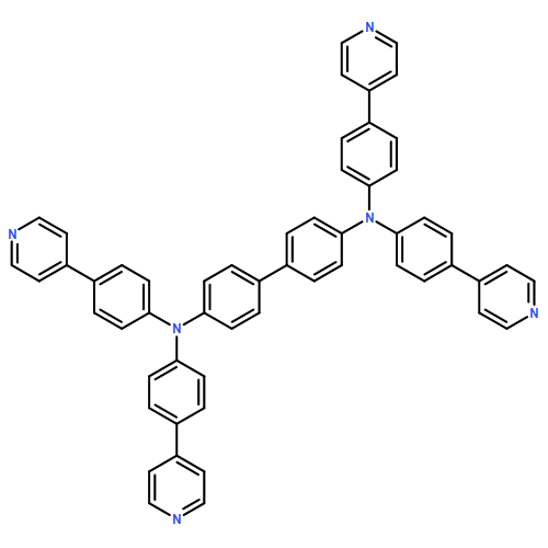 [1,1'-Biphenyl]-4,4'-diamine, N4,N4,N4',N4'-tetrakis[4-(4-pyridinyl)phenyl]-