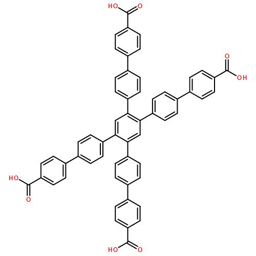 [1,1':4',1'':2'',1''':4''',1''''-Quinquephenyl]-4,4''''-dicarboxylic acid, 4'',5''-bis(4'-carboxy[1,1'-biphenyl]-4-yl)-