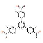 [1,1':3',1''-Terphenyl]-4,4''-dicarboxylic acid, 5'-(4-carboxy-3-methylphenyl)-3,3''-dimethyl-