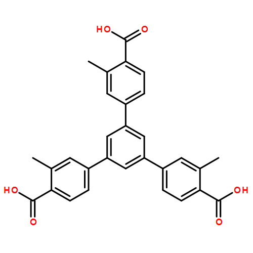 [1,1':3',1''-Terphenyl]-4,4''-dicarboxylic acid, 5'-(4-carboxy-3-methylphenyl)-3,3''-dimethyl-