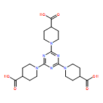 4-Piperidinecarboxylic acid, 1,1',1''-(1,3,5-triazine-2,4,6-triyl)tris-