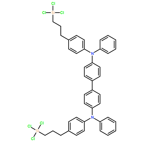 [1,1'-Biphenyl]-4,4'-diamine, N4,N4'-diphenyl-N4,N4'-bis[4-[3-(trichlorosilyl)propyl]phenyl]-