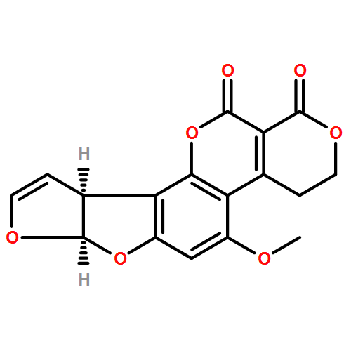 1H,12H-Furo[3',2':4,5]furo[2,3-h]pyrano[3,4-c][1]benzopyran-1,12-dione,3,4,7a,10a-tetrahydro-5-methoxy-, (7aR,10aS)-