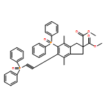 2H-Indene-2,2-dicarboxylic acid, 5-(diphenylphosphinyl)-6-[2-(diphenylphosphinyl)ethynyl]-1,3-dihydro-4,7-dimethyl-, 2,2-dimethyl ester