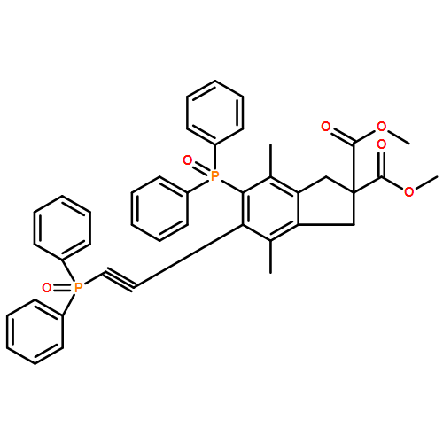2H-Indene-2,2-dicarboxylic acid, 5-(diphenylphosphinyl)-6-[2-(diphenylphosphinyl)ethynyl]-1,3-dihydro-4,7-dimethyl-, 2,2-dimethyl ester